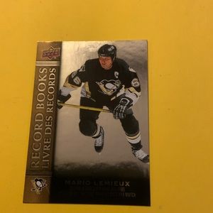 2023 UPPER DECK TIM HORTONS RECORD BOOKS MARIO LEMIEUX #RB-5